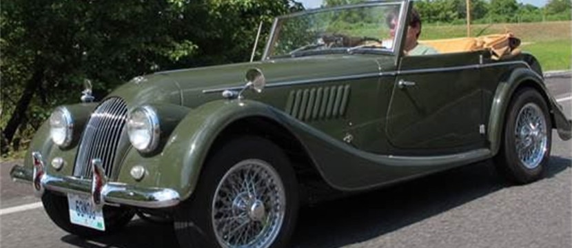 STLSCC Compliments of Triumph Club Members - Triumph powered Morgan